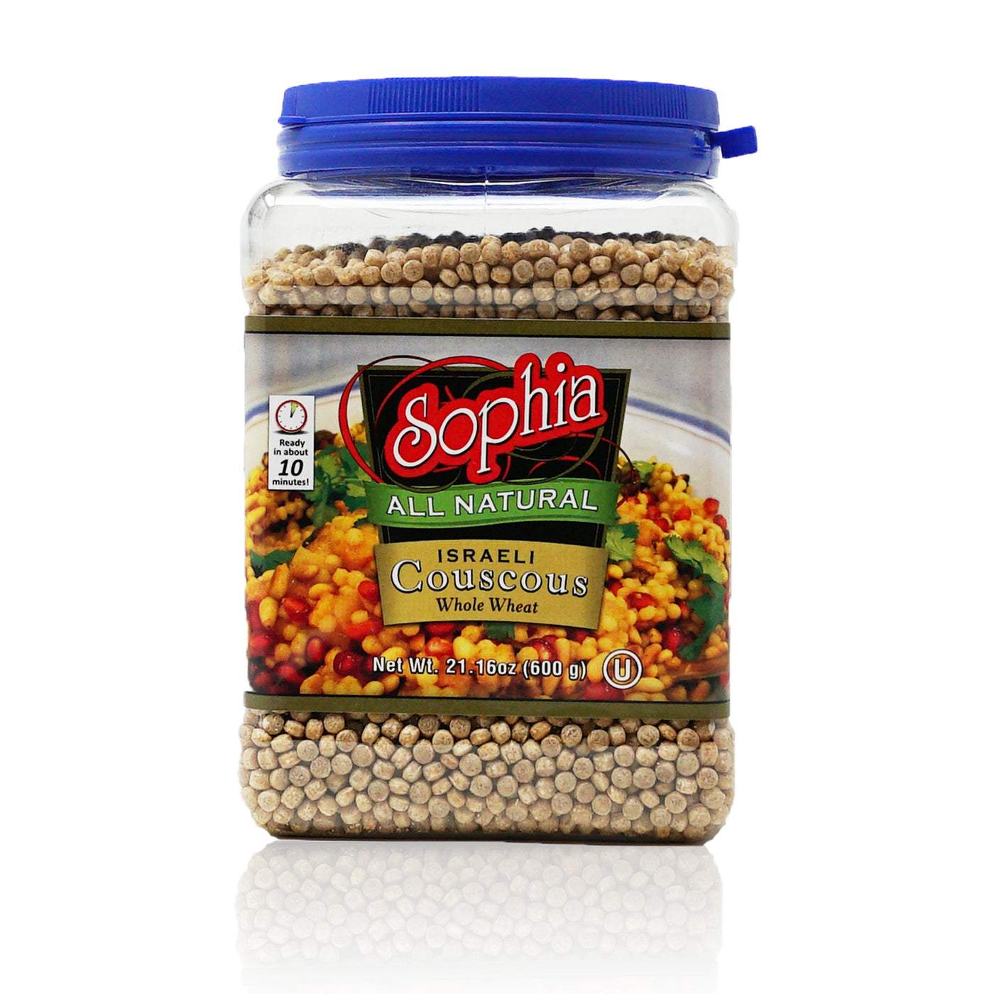 Sophia Couscous - Israeli Toasted Pearl Couscous Whole Wheat