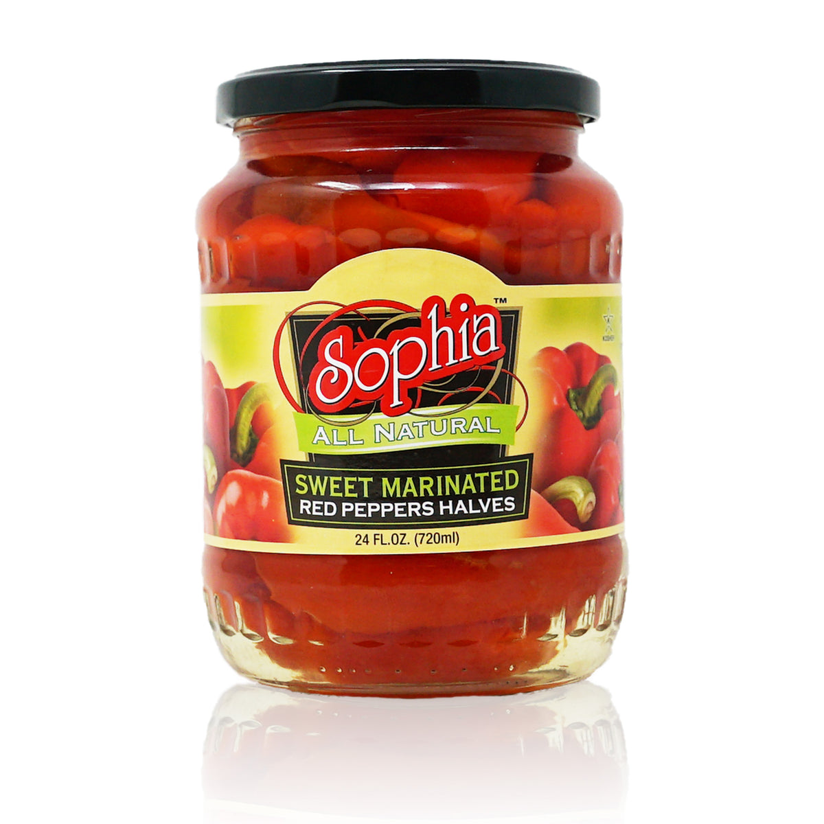 Sophia Peppers - Red Marinated Halves 24oz
