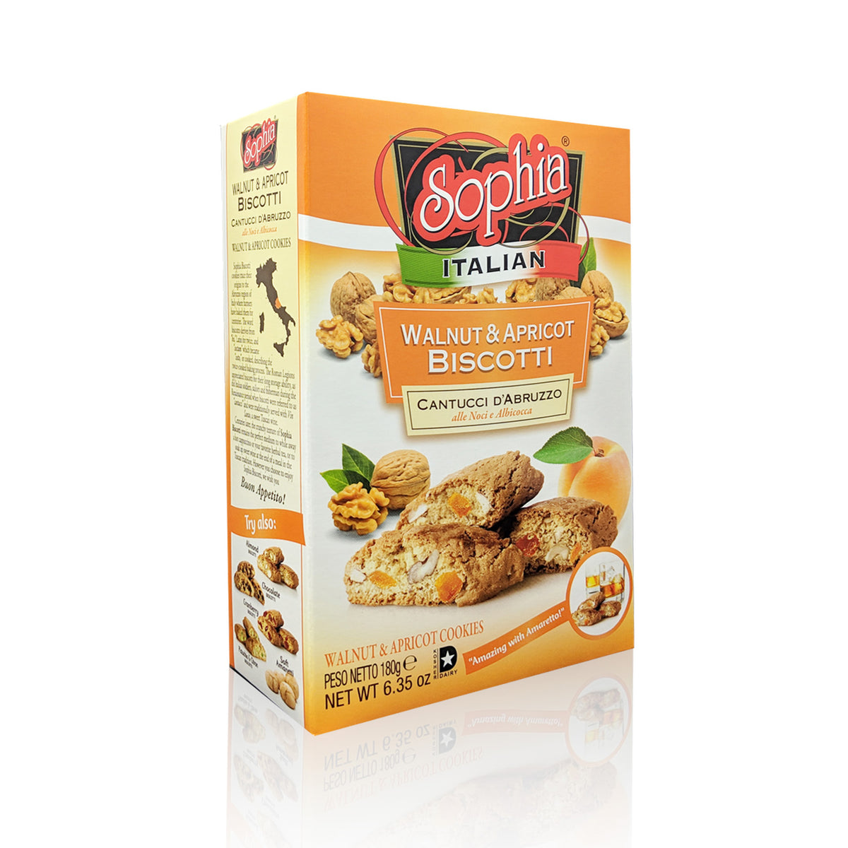 Sophia Biscotti - Walnut/Apricot Cantuccini