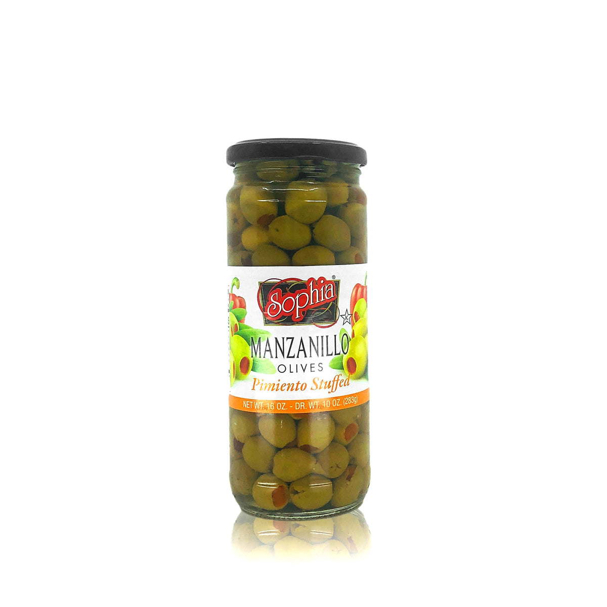 Sophia Olives - Spanish Manzanillo, Stuffed 16oz