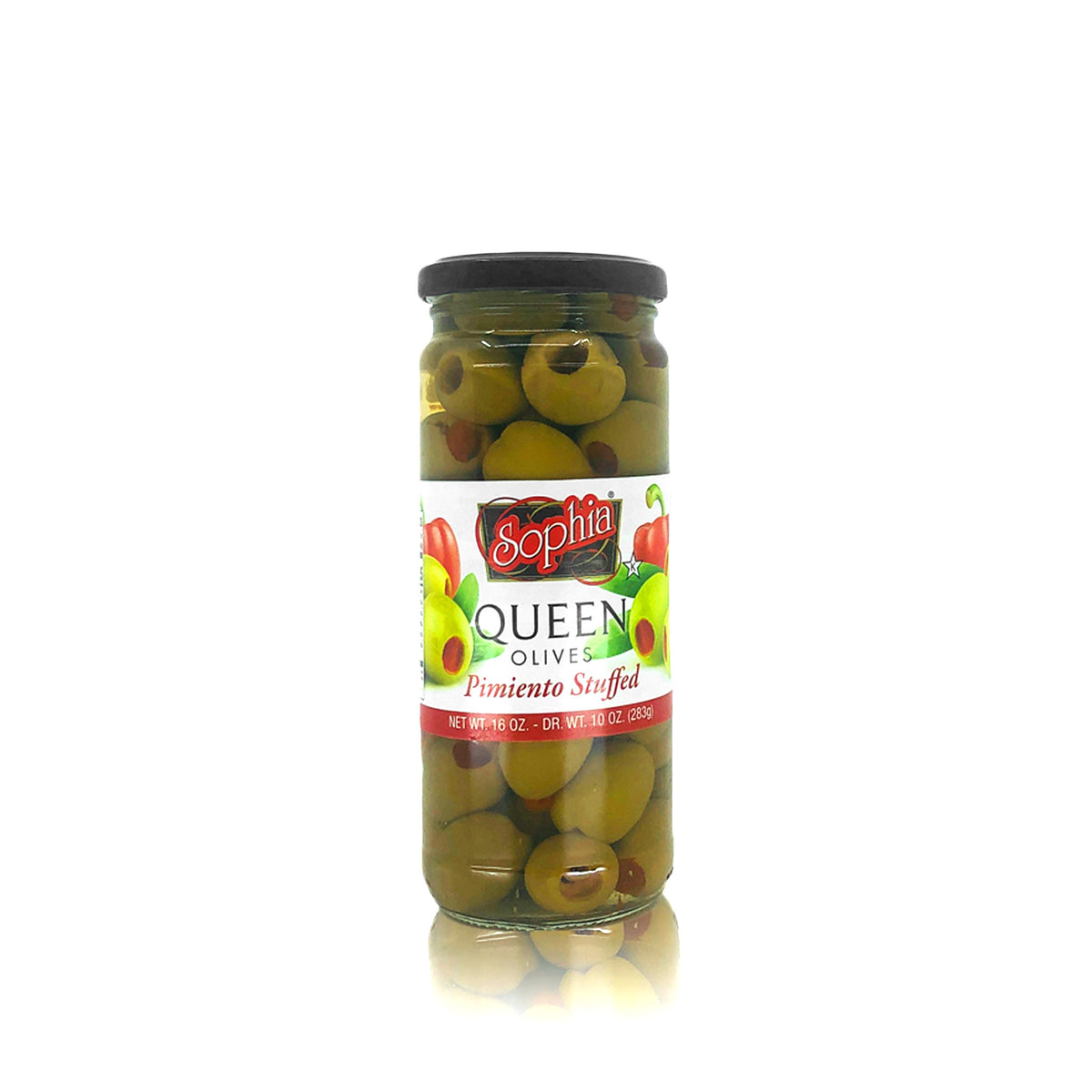 Sophia Olives - Spanish Green Queen Stuffed 16oz