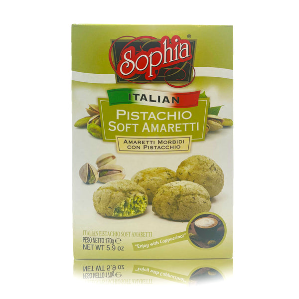 Sophia Soft Amaretti - Pistachio – Sophia Foods