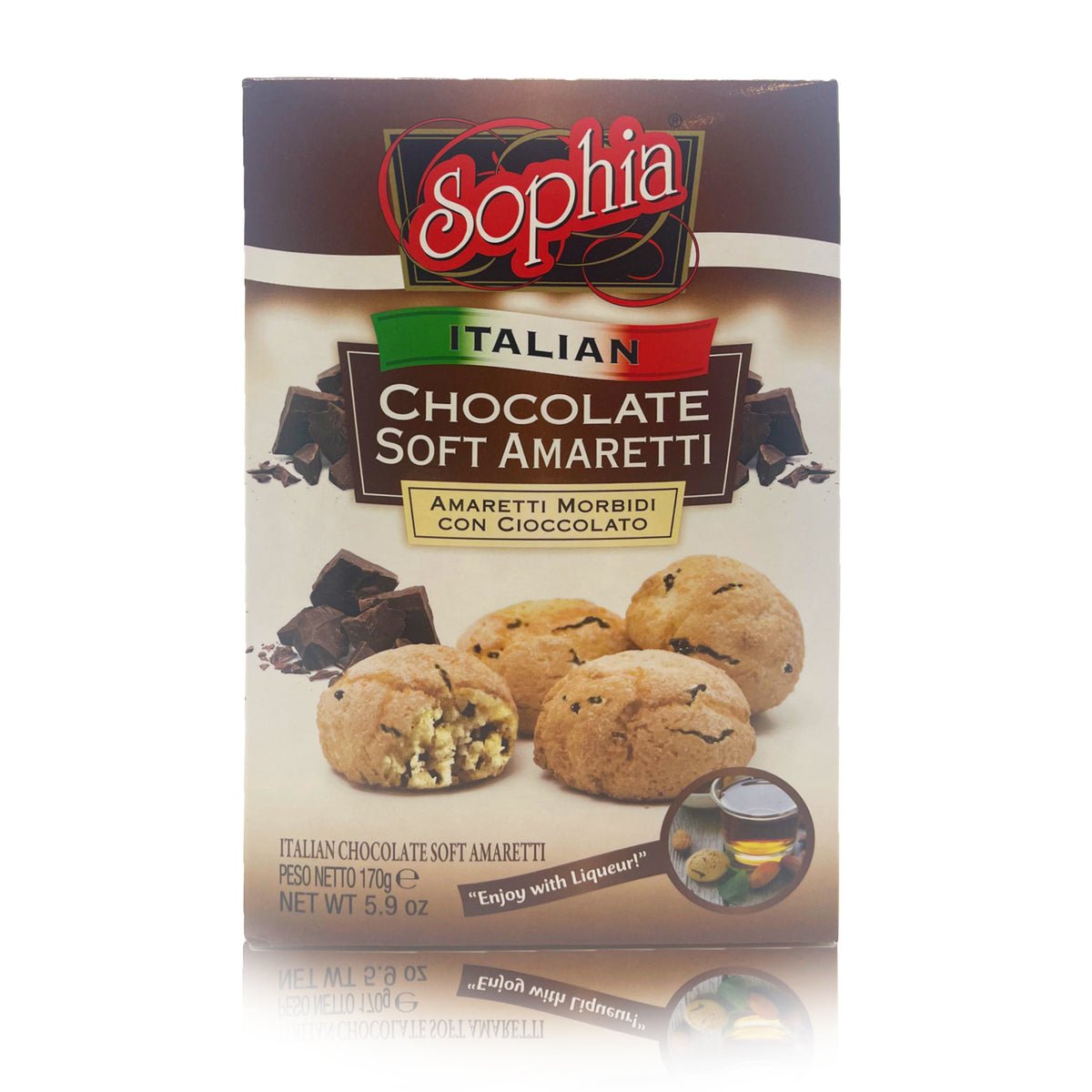 Sophia Soft Amaretti - Chocolate