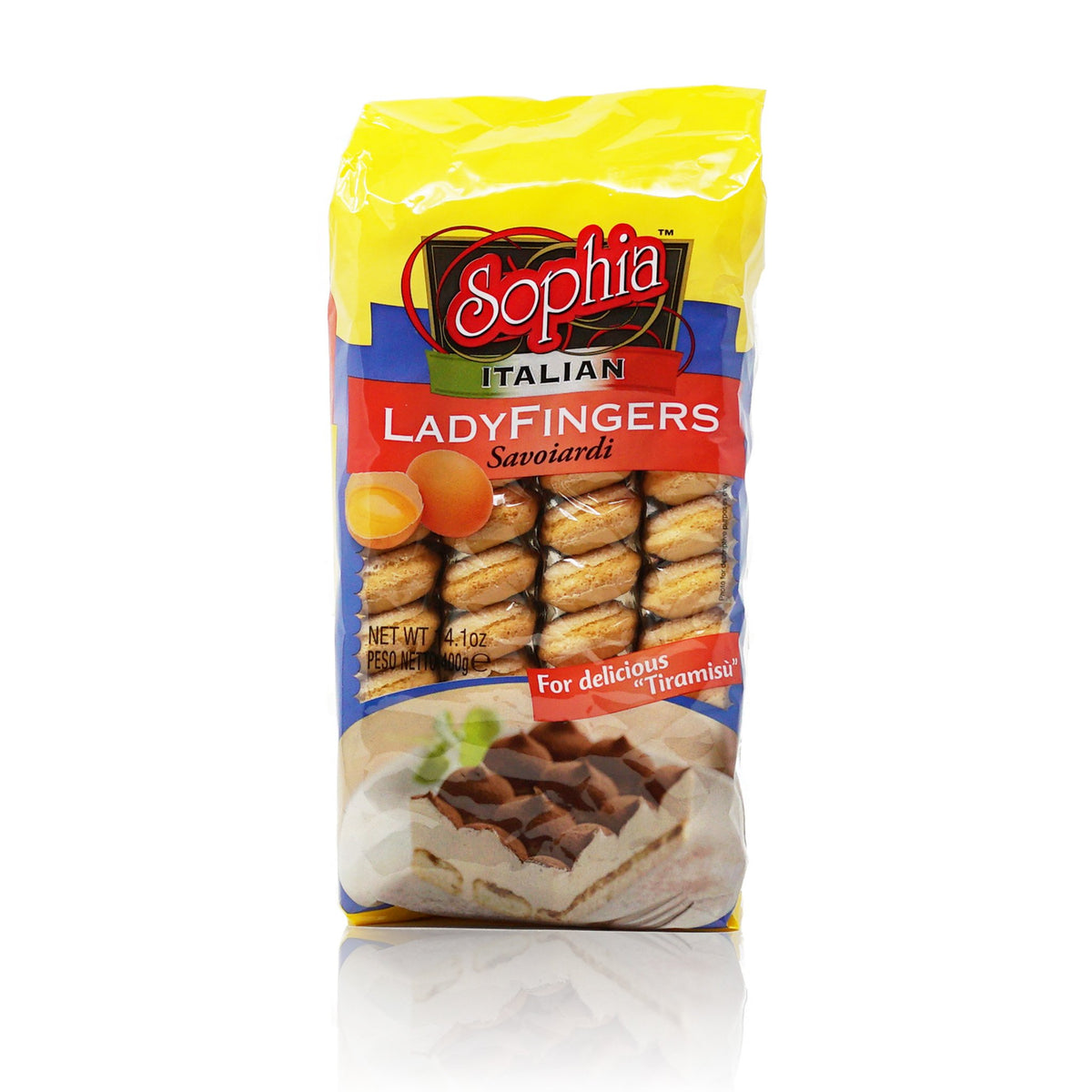 Sophia Lady Fingers "Savoiardi" from Italy- Family Pack 14oz-4 pack