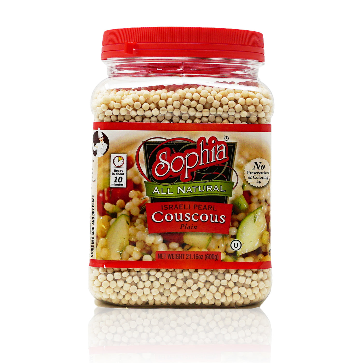 Sophia Couscous - Israeli Toasted Pearl Couscous-Plain