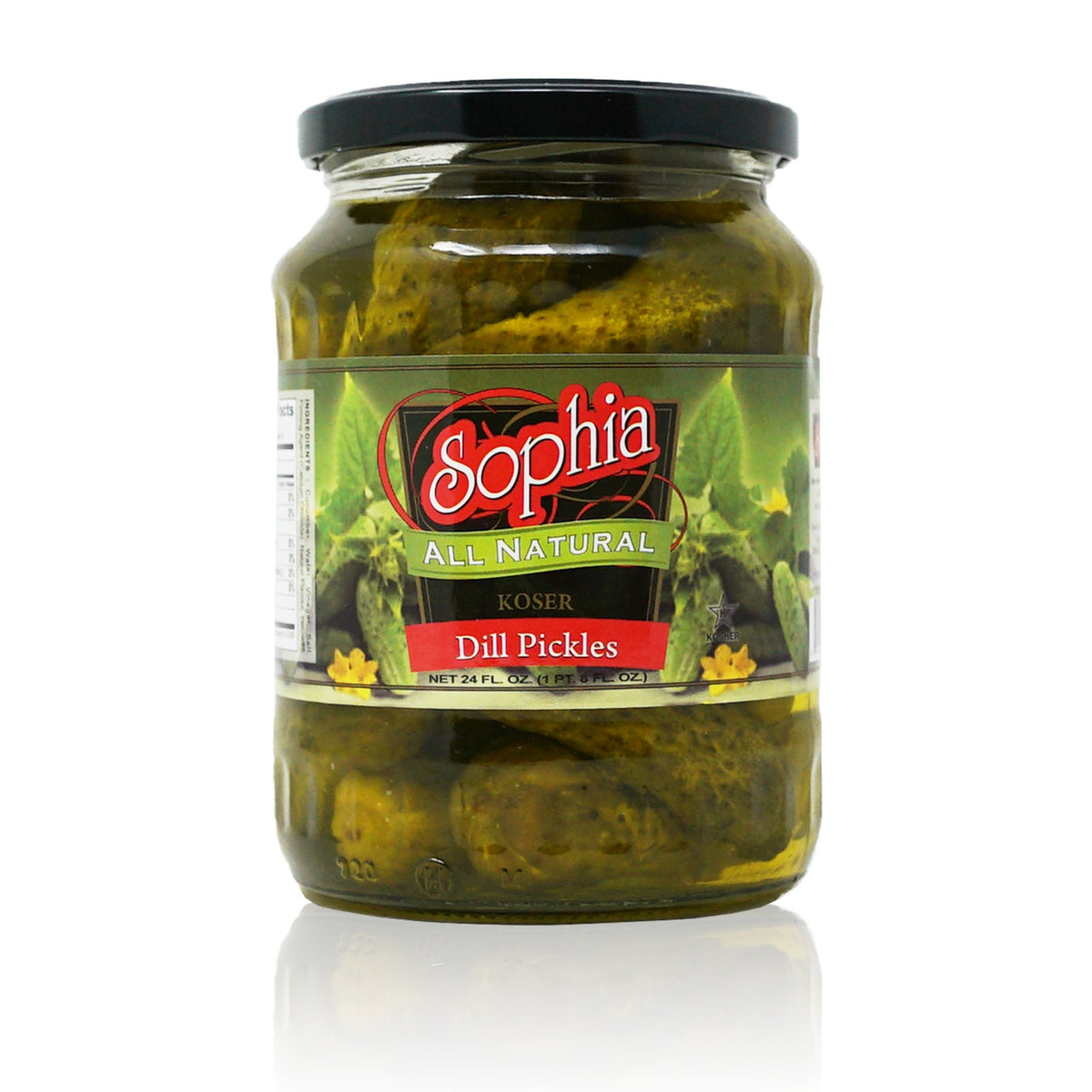 Sophia Pickles - Dill Whole Kosher Pickles 24oz