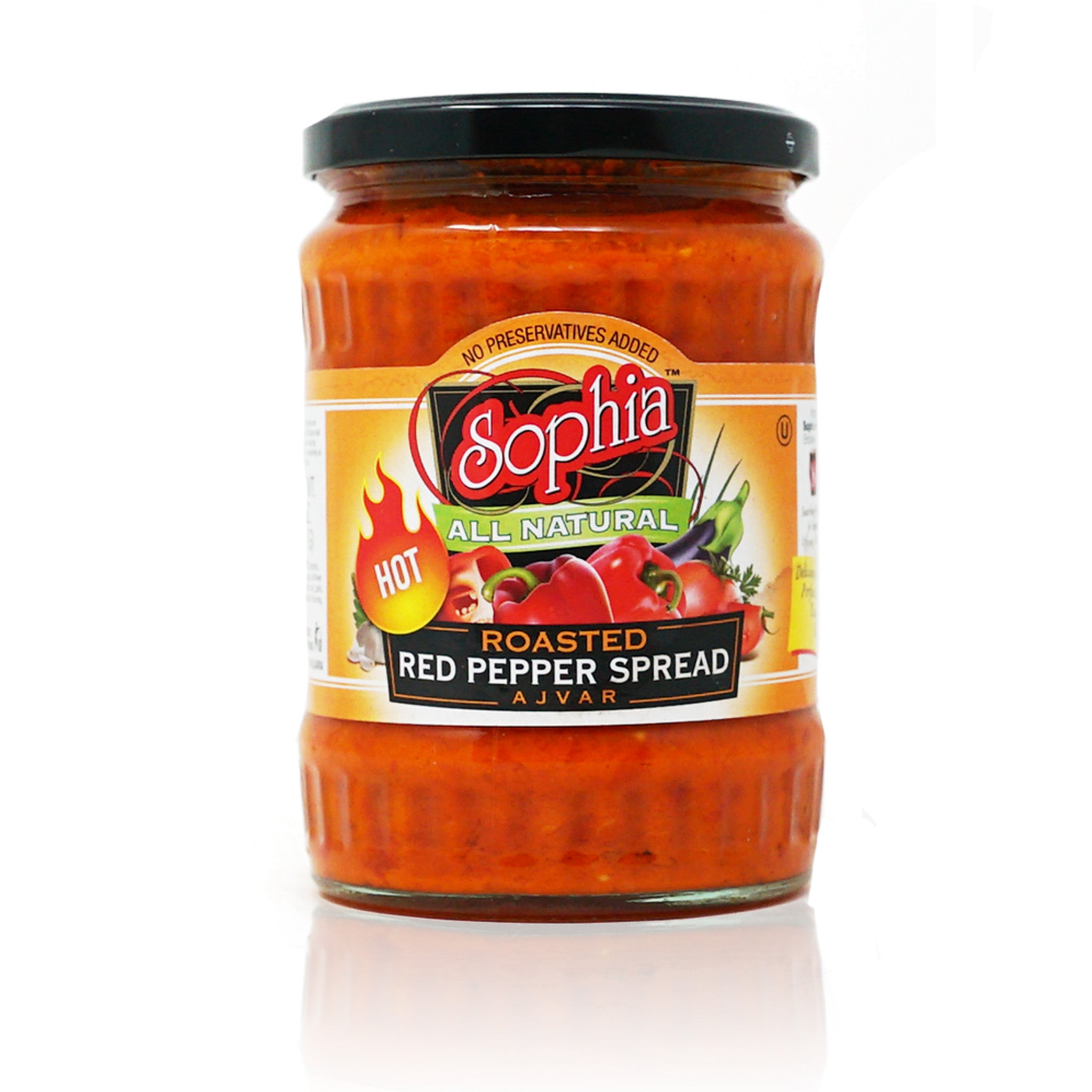Sophia Ajvar Red Pepper Spread (Hot)
