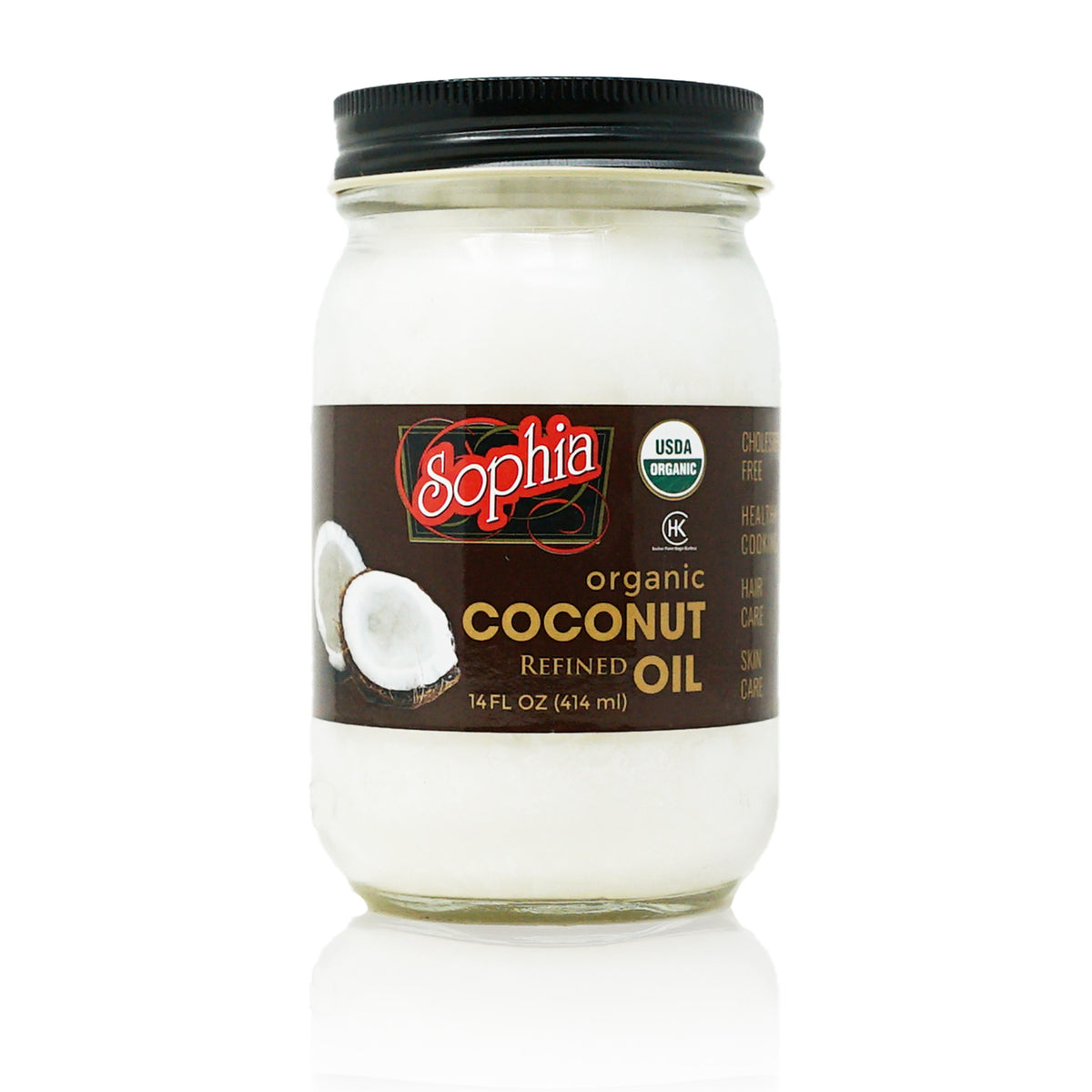 Sophia Oil - Coconut Oil, Organic & Refined