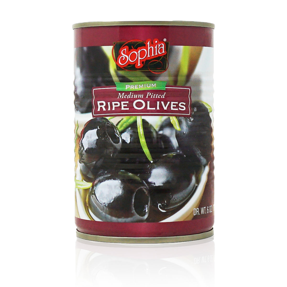 Sophia Olives - Spanish Black Pitted Salad Olives 60z