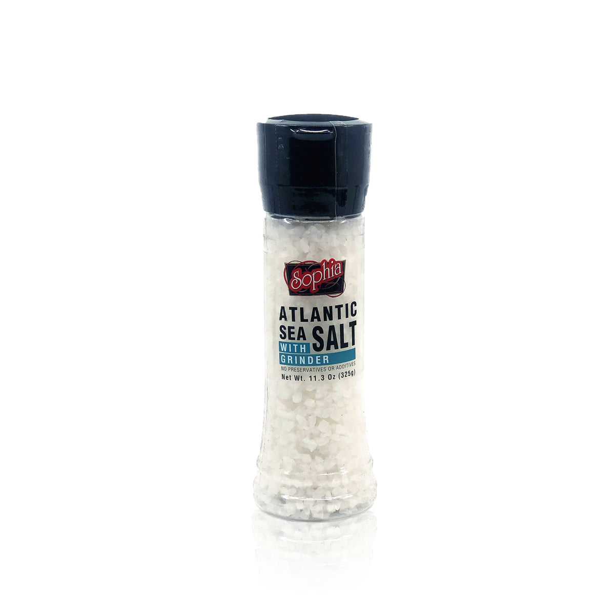 Sophia S&P Grinder - Atlantic Sea Salt 11.3oz – Sophia Foods