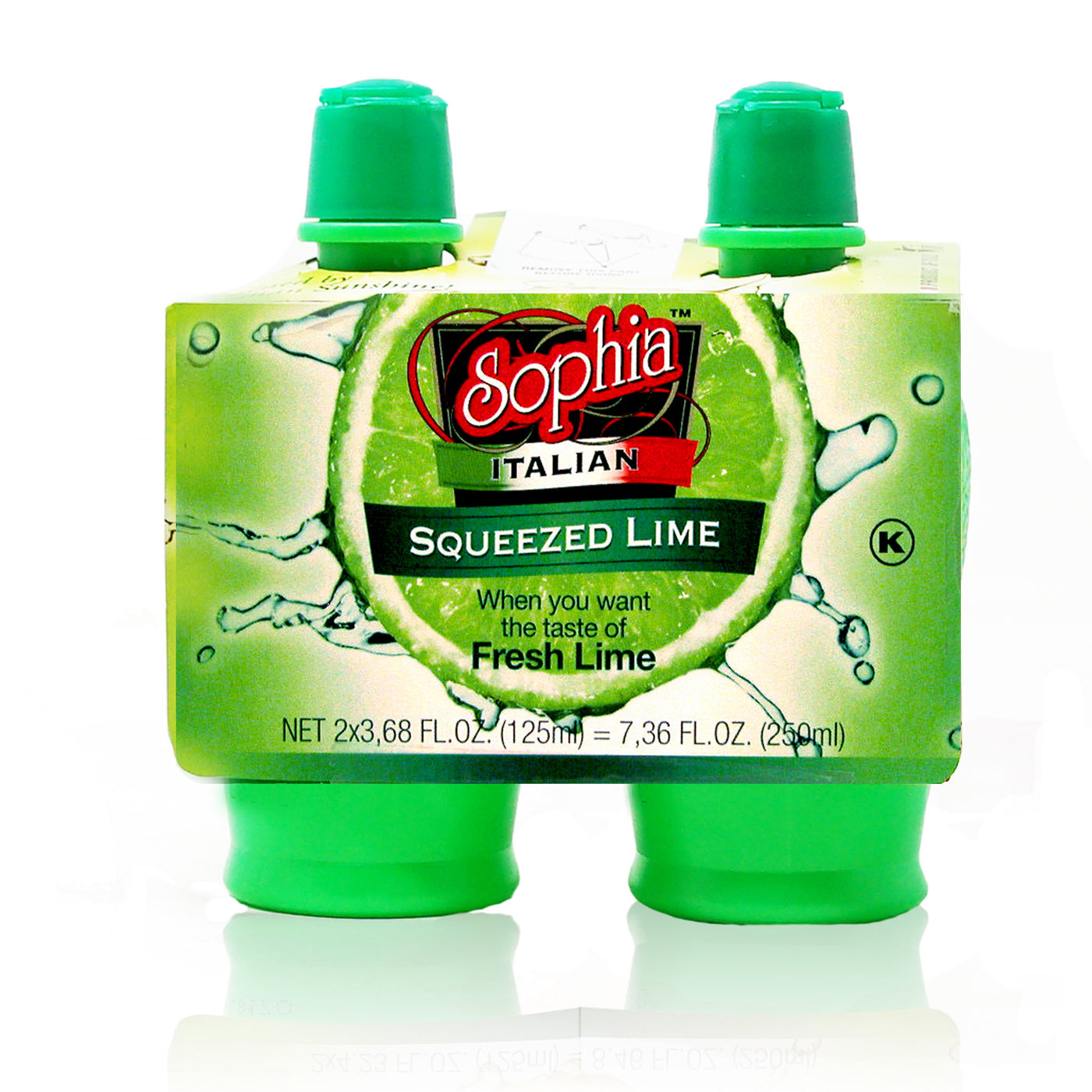 Sophia Lime Juice Condiment from Sicily - Twin Pack